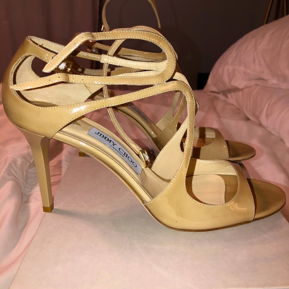 Jimmy choo Ivette nude sandals